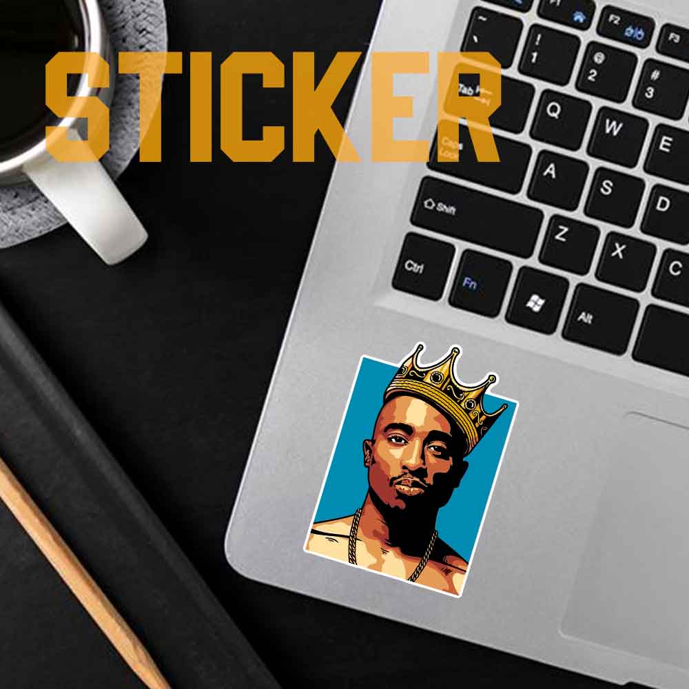 استیکر رپر توپک کینگ 2pac