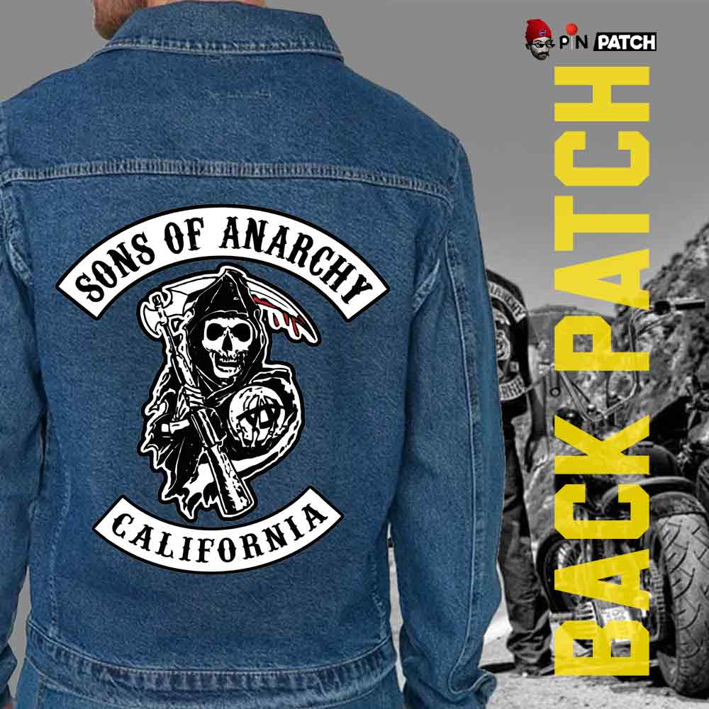 بک پچ حرارتی (برچسب لباس) طرح سریال Sons Of Anarchy