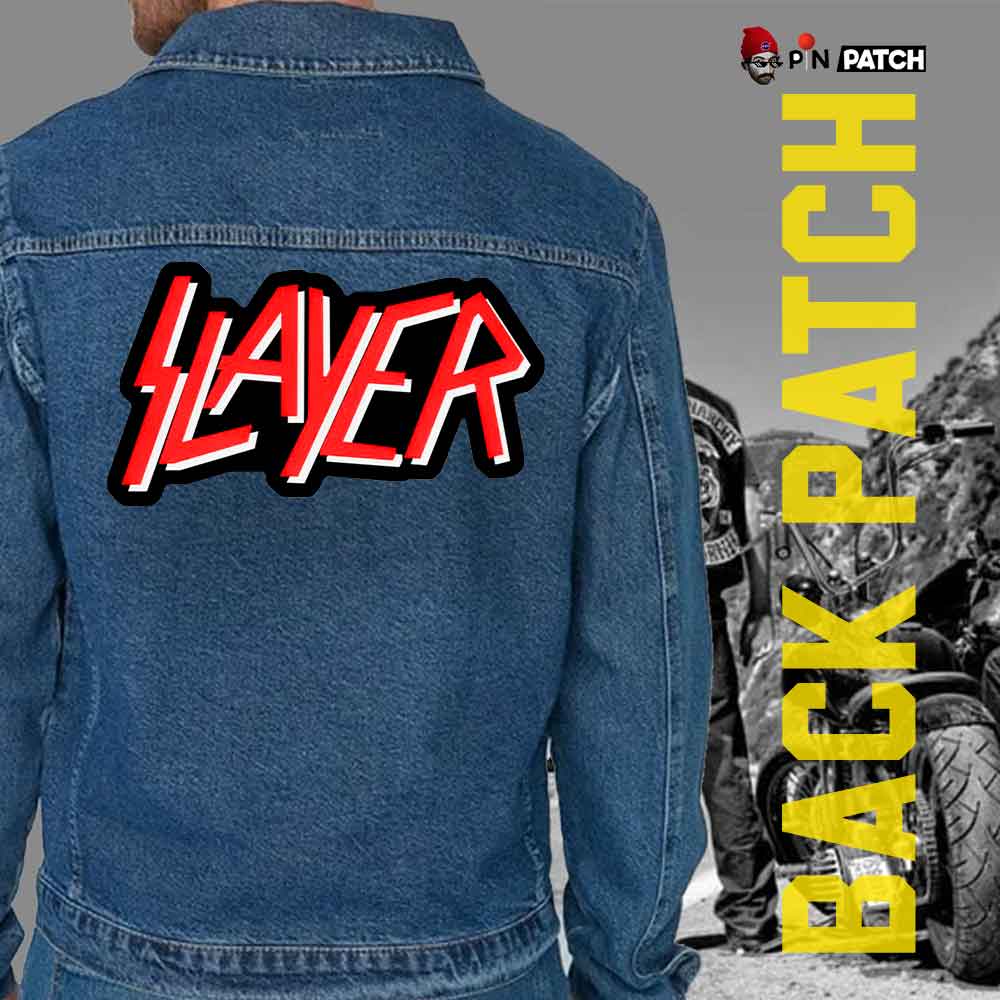 بک پچ حرارتی (برچسب لباس) طرح slayer
